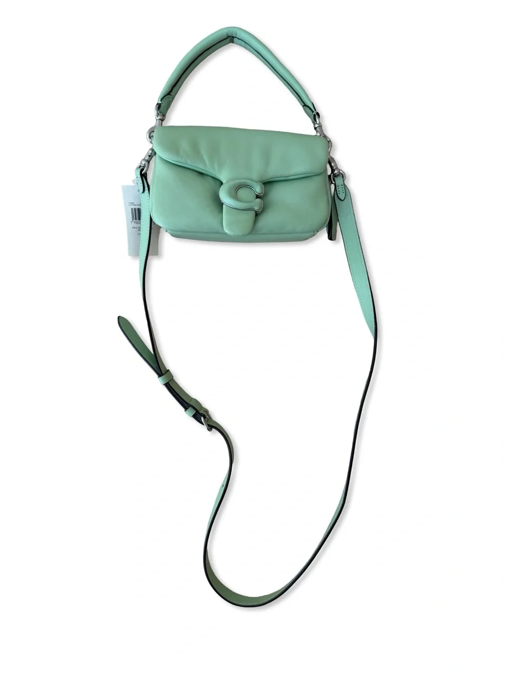 COACH pillow tabby bag 18 pistachio green Light Green purse $395 BRAND NEW